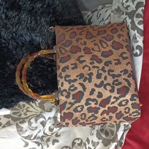 Animal print handBag